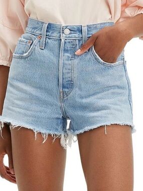 Levi’s 501 Original Fit High Rise Denim Cut-Off Shorts